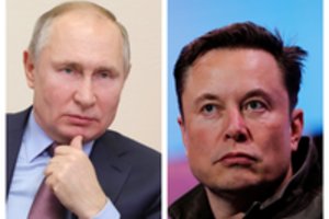 Kremlius domisi galimybe pasikalbėti E. Muskui ir V. Putinui