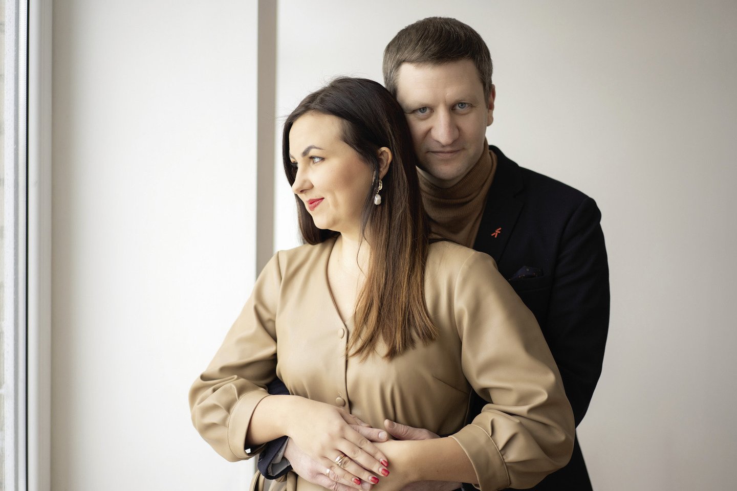  Simonas Kairys su žmona Deimante Kairiene.<br> G.Bitvinsko nuotr.