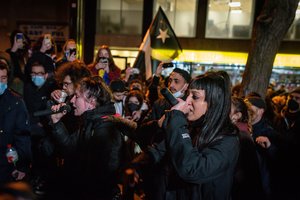 Ispanijoje policija susirėmė su demonstrantais per protestus dėl reperio arešto