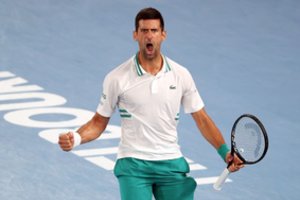 Ruso pasaka baigta: A. Karacevą įveikęs N. Džokovicius devintąjį kartą žais „Australian Open“ finale