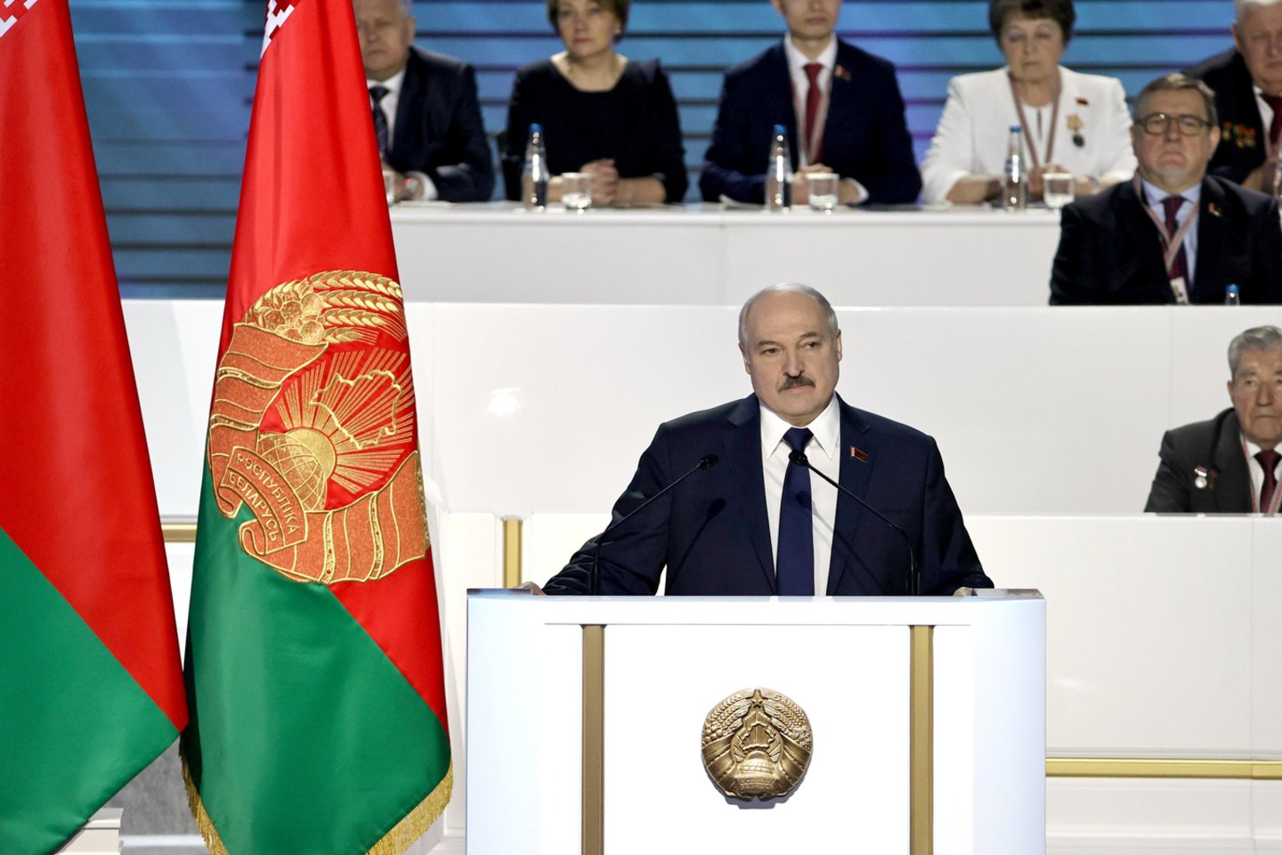 Baltarusijos vadovas Aliaksandras Lukašenka planuoja ateinančią savaitę susitikti su Rusijos prezidentu Vladimiru Putinu.<br>Reuters/Scanpix nuotr.