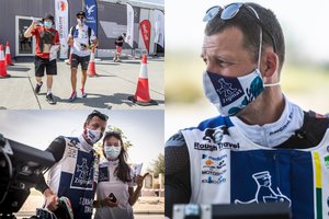 Prieš startą Baja ralyje Arūnas Gelažninkas sugalvojo pabūti žurnalistu