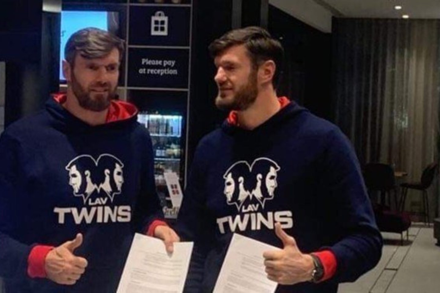 Darjušas ir Kšištofas Lavrinovičiai rudenį atšventė 41-ąjį gimtadienį.<br>londoncityroyals.com nuotr.