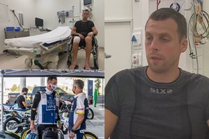 Po nelaimingo atsitikimo A. Gelažninkas atsidūrė ligoninėje