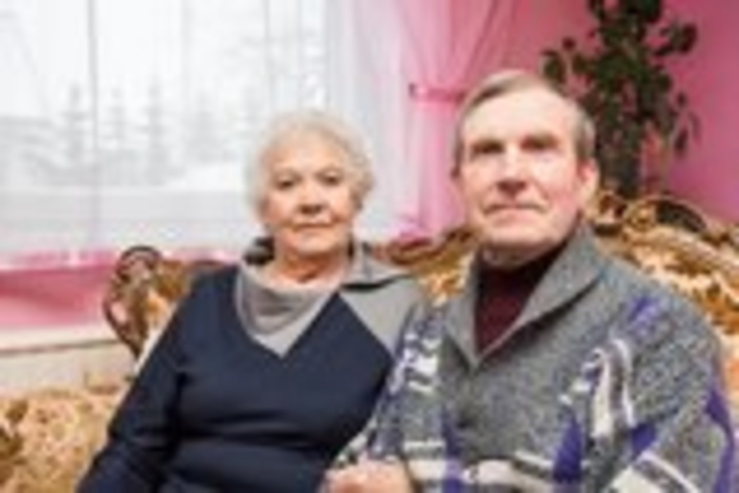  Eleonora ir Adolfas Maračinskai pasižadėjo vienas kitam kartu praleisti visą gyvenimą ir pažadą tesi jau 55 metus. <br> R. Ančerevičiaus nuotr.