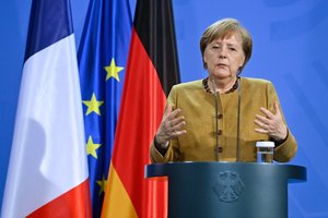 A. Merkel nusivylusi susitarimų dėl Rytų Ukrainos įgyvendinimu