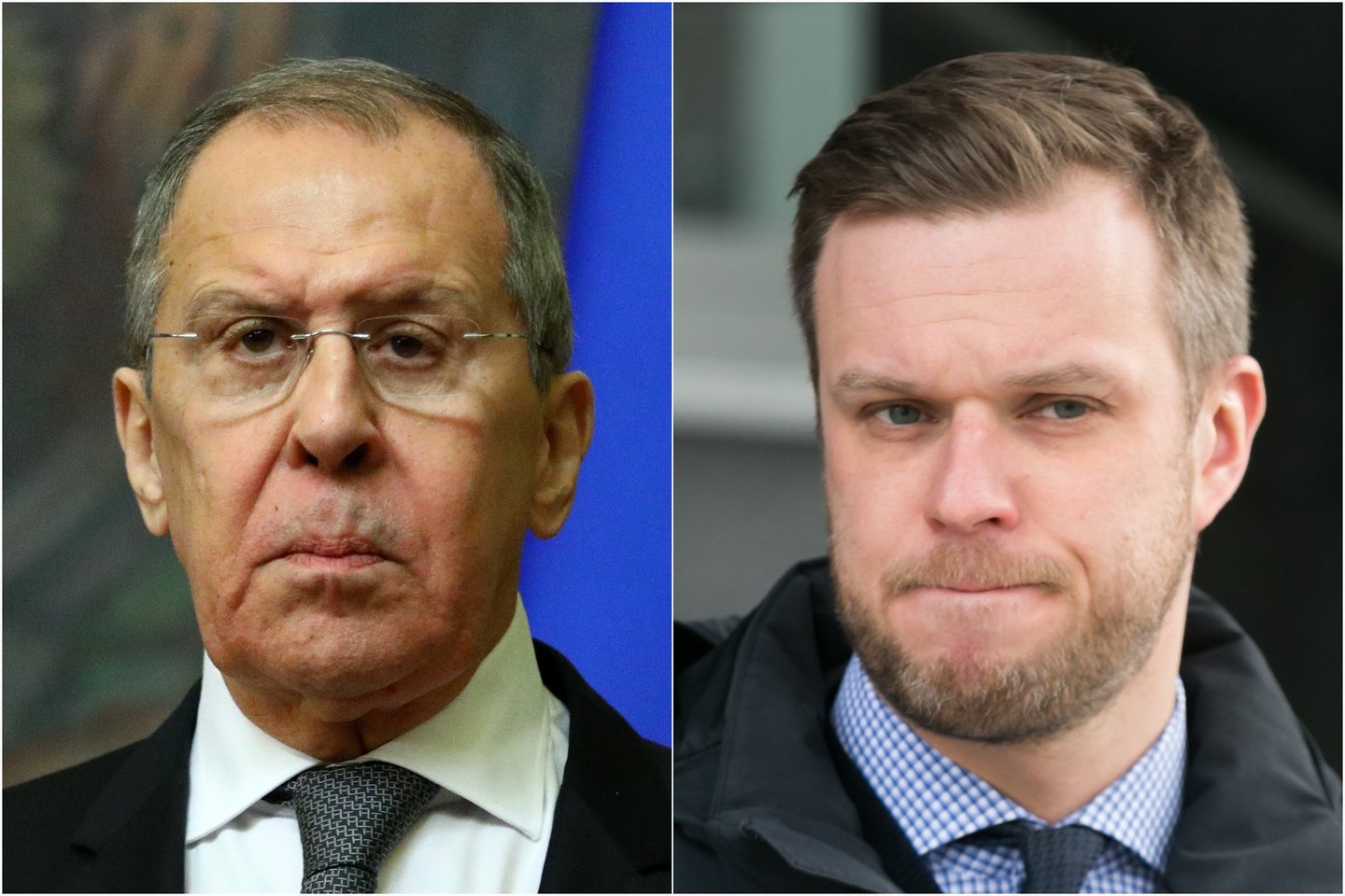 S.Lavrovas ir G.Landsbergis.