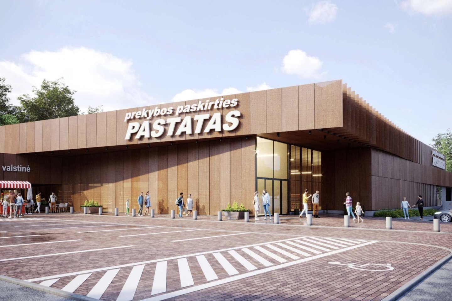 Vilniaus regioninė architektūros taryba svarstė architektų biuro „313 architects“ prašymą dėl prekybos paskirties pastato Džiaugsmo g. 116, Vilniuje, statybos projektinių pasiūlymų – prašyta įvertinti sprendinius, atsižvelgiant į Architektūros įstatymo architektūros kokybės kriterijus.<br>Vizual.