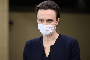 Po pareiškimo apie trečiąją COVID-19 bangą, V. Čmilytė-Nielsen ragina Statistikos departamentą nuosaikiau vertinti situaciją