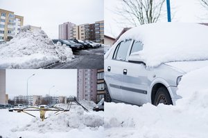 Panevėžiečiai gali būti ramūs: už žiemoti paliktą automobilį gatvėje baudos negaus