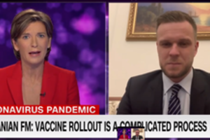 Interviu CNN G. Landsbergis pasisakė apie vakcinas: „Esame patenkinti tuo, ką gauname“