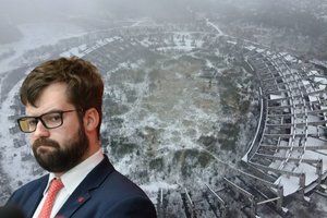 Postą paliekantis P. Poderskis apie gėdingas Nacionalinio stadiono statybas: „Esu paskutinis tikintis, kad jį pastatys“