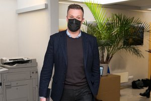 Su V. Zelenskiu susitikęs G. Landsbergis išreiškė paramą Ukrainai