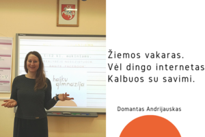 Haiku terapija moksleiviams ir mokytojams padeda geriau pažinti vieni kitus