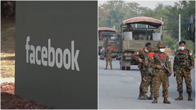 „Facebook“ uždraudė Mianmaro kariuomenei naudotis savo paskyromis