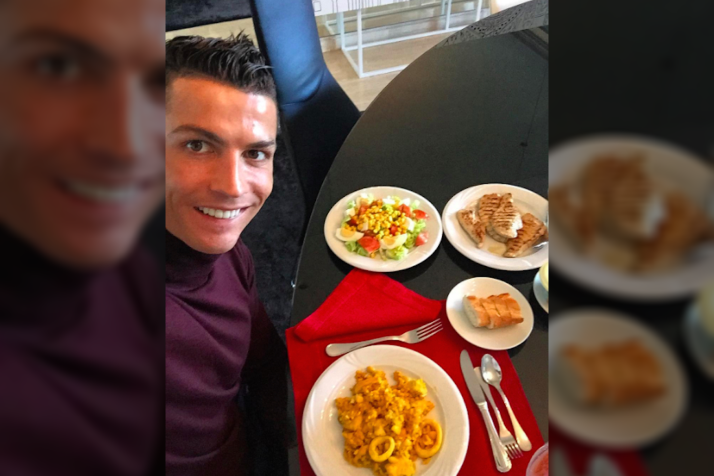 C.Ronaldo kūno masę sudaro 50 procentų raumenų ir vos 7 procentai riebalų.<br>„Instagram“ nuotr.