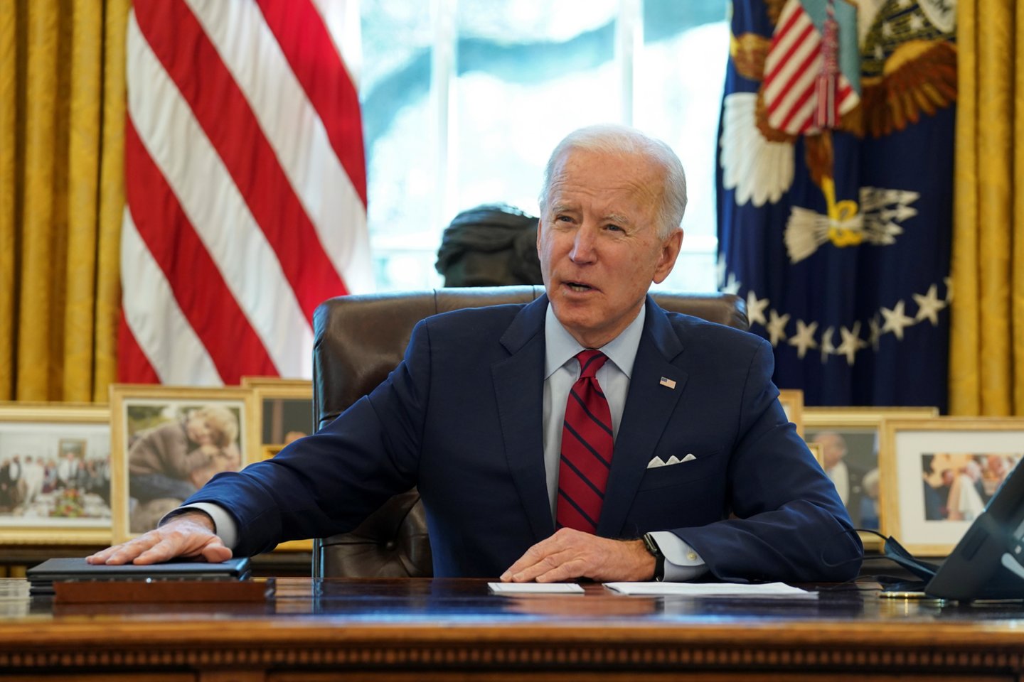 JAV prezidentas Joe Bidenas.