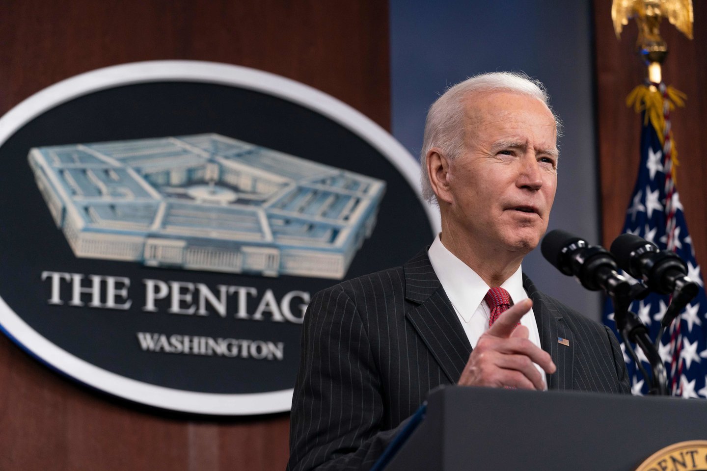 JAV prezidentas Joe Bidenas.<br>AFP/Scanpix nuotr.