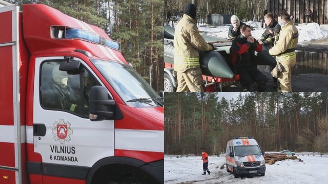 Nelaimė Vilniuje: Neries upės srovė po ledu įtraukė žmogų