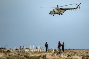 Šiaurės Sirijoje avariniu būdu leidosi Rusijos karinis sraigtasparnis, yra sužeistųjų