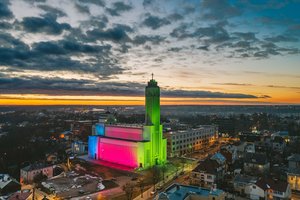 Į pasaulį apjuosusią šviesų grandinę prisijungė ir Kaunas