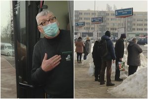 Autobusų stotyse viešpatauja chaosas: ne visiems onkologiniams ligoniams pavyksta pasiekti klinikas 