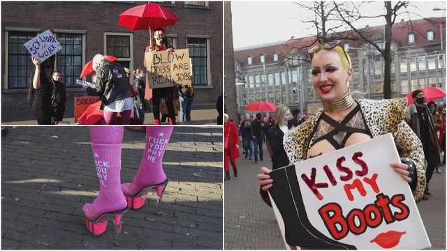 Sekso paslaugų tiekėjai Nyderlanduose sukilo protestui: reikalauja panaikinti apribojimus