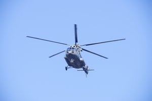 Ypatinga misija: karinis straigtasparnis į Santaros klinikas atgabeno donoro širdį iš Latvijos