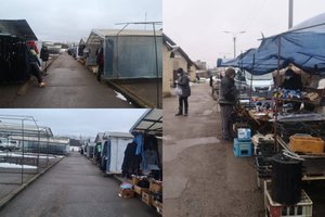 Turguje ne itin linksmos nuotaikos: prekeivių – nedaug, o pirkėjų – dar mažiau