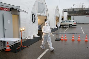 Vokiečiai greituosius COVID-19 testus išpirko per kelias valandas