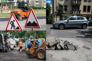 Atsivėrusios duobės keliuose iš vairuotojų jau pareikalavo daugiau nei 67 tūkst. eurų