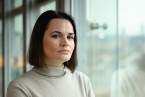 Baltarusių opozicijos lyderė siekia didesnio spaudimo A. Lukašenkos režimui