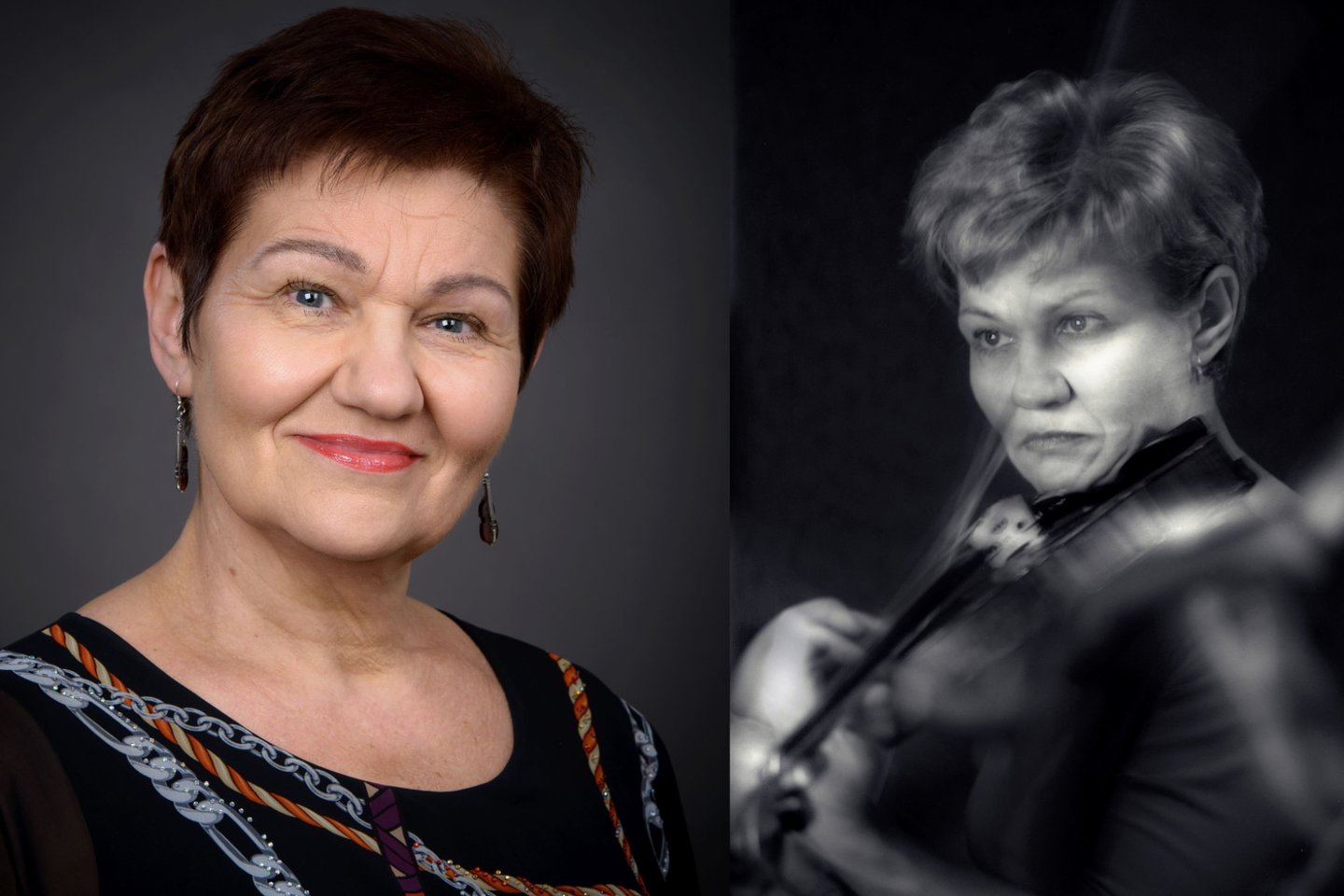 Ilgametė LNOBT orkestro koncertmeisterė Angelė Litvaitytė.<br>M.Aleksos ir M.Raškovskio nuotr.