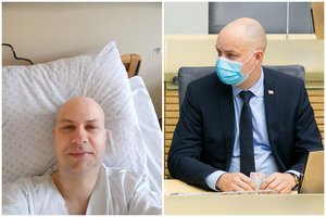 Aurelijui Verygai prireikė medikų pagalbos