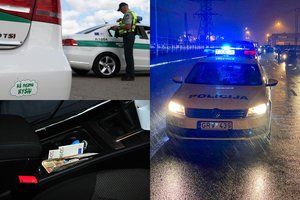 Kelių policijos pareigūnai išaiškino 7 neblaivius vairuotojus: vienas, bandydamas išsisukti, pareigūną bandė papirkti