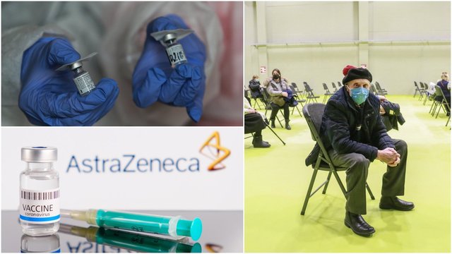  Dėl šalutinių reakcijų po skiepo iš sustabdytos vakcinos serijos Lietuvoje gauta keliolika pranešimų