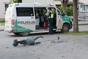 Automobilis partrenkė zanavykę mergaitę, bet draudimas neatlygina nuostolių, nes tai – skulptūra