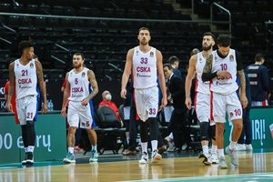 Visas rungtynes pirmavusi „Olimpia“ palaužė gruzino vedamą CSKA 