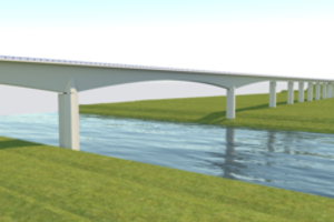 Ilgiausio Lietuvoje geležinkelio tilto statybai rangovo ieškos iš naujo 