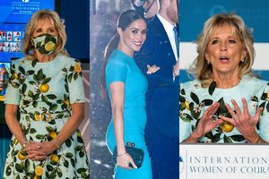 J. Biden pasirinko brangią suknelę, tačiau atkapstytos įdomios detalės, susijusios su M. Markle 