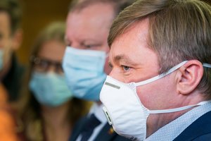 R. Karbauskis: susitarimas dėl opozicijos lyderio – realus, siūlysime S. Skvernelį