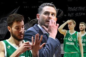 Prie bedugnės atsidūrusiam „Žalgiriui“ – niūri eksperto prognozė: žaidėjai yra pervargę, o aštuonetas prilygs stebuklui