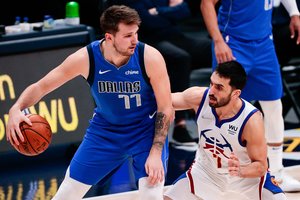 Europietiškoji NBA naktis: L. Dončičius ir K. Porzingis pranoko N. Jokičiaus ir F. Campazzo duetą