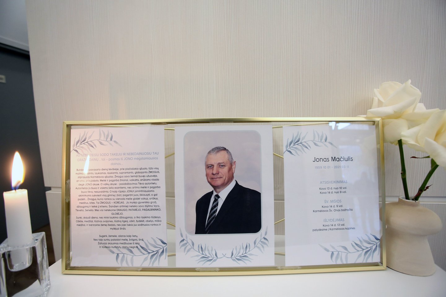  J.Mačiulis palaidotas Karmėlavos kapinėse.<br> M.Patašiaus nuotr.