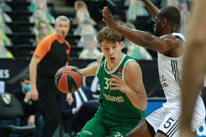 Be J. Lauvergne'o rungtyniavęs „Žalgiris“ po pertraukos sutrypė „Šiaulius“