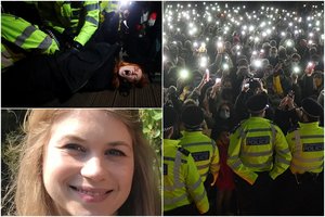 Budėjimas nužudytai merginai pagerbti sukėlė smurto bangą: policija atsidūrė kaltinamųjų suole