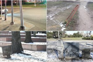 Baisių senų, surūdijusių stulpų ir keistų dėžių Vilniuje judinti negalima lyg šventojo statulų