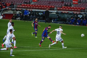 „Barcelona“ pasismagino: silpniausiai Ispanijos lygos komandai L. Messi įmušė dukart