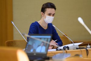 V. Čmilytė-Nielsen nori, kad Seimas ir toliau dirbtų nuotoliniu būdu