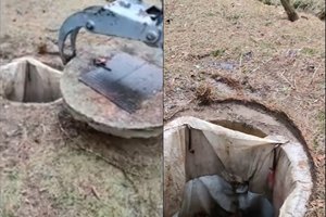 Šulinio dangtį pakėlę aplinkosaugininkai aptiko nemalonų radinį: įrengė nelegalią gyvūnų atliekų duobę